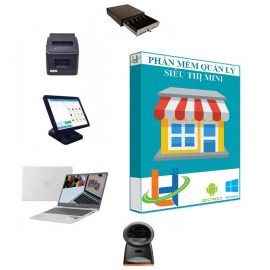 combo phần mềm quản lý siêu thị mini